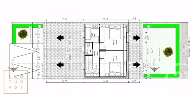 maison à vendre - 4 pièces - 92.0 m2 - PRADES - 66 - LANGUEDOC-ROUSSILLON - Century 21 Horizon Canigou